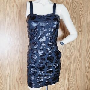 Iron Fist Black Skull Mini Dress